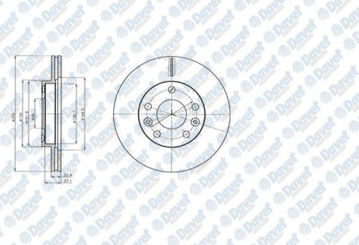 DELPHI BG4455 Fren Diski On (269x5) Megane Iv 16-